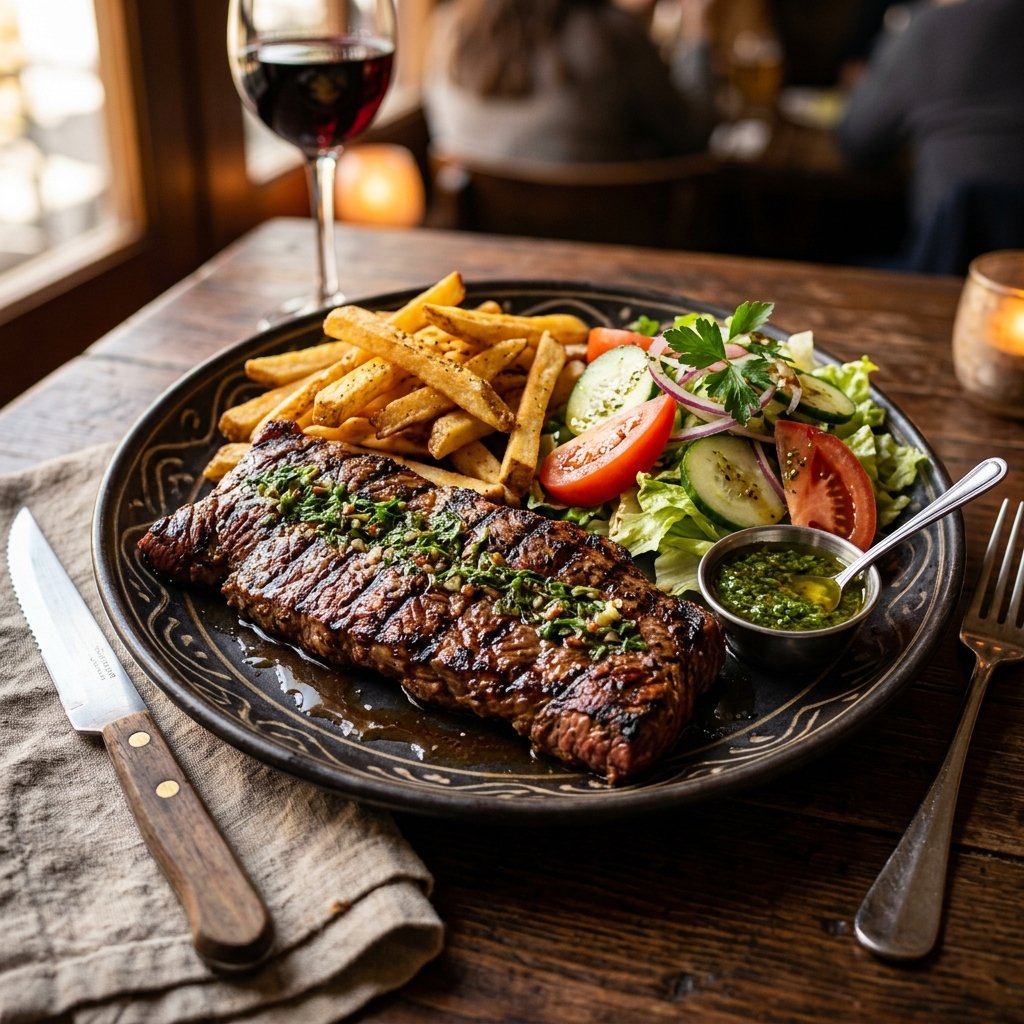 Churrasco con Papas